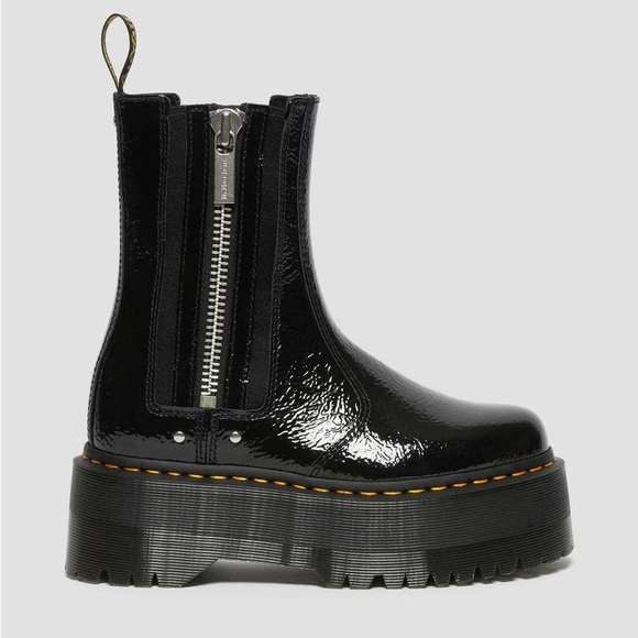Dr.Martens Women’s 2976 Max Leather Platform Boots - Picture 3 of 7